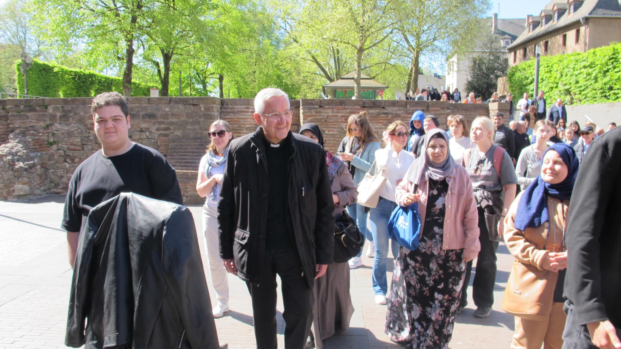 Auch als Pilger dabei war der emeritierte Weihbischof Franz Josef Gebert